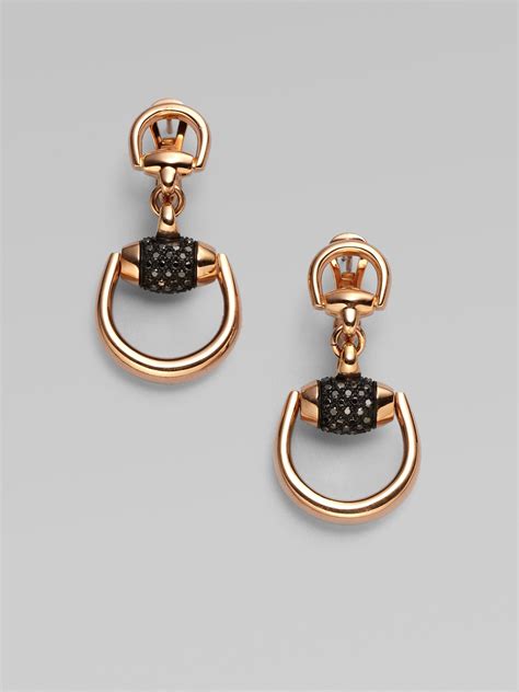 gucci horsebit earrings replica|gucci horsebit earrings.